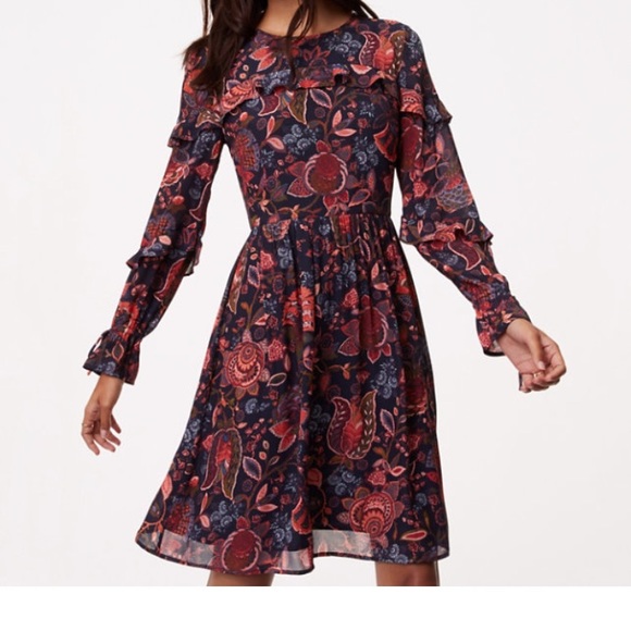 loft long sleeve dress